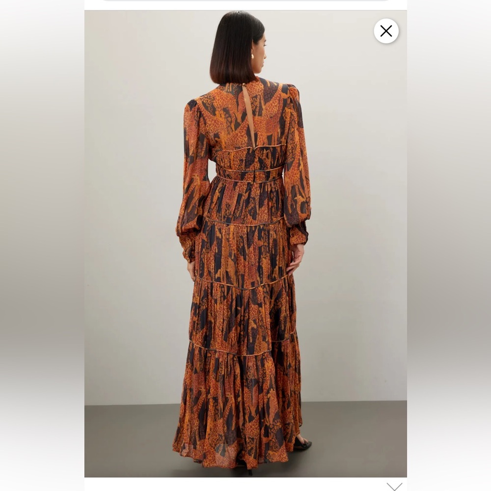NWT FARM Rio long cocktail dress - Picture 2 of 7